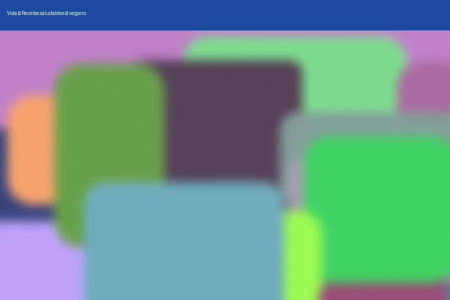Recetas saludables: vegano (2026)